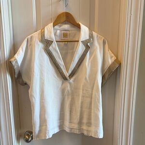 Emily McCarthy popover blouse